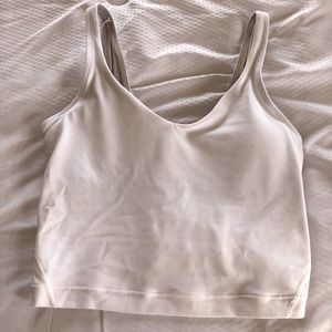 lulu lemon white align tank
